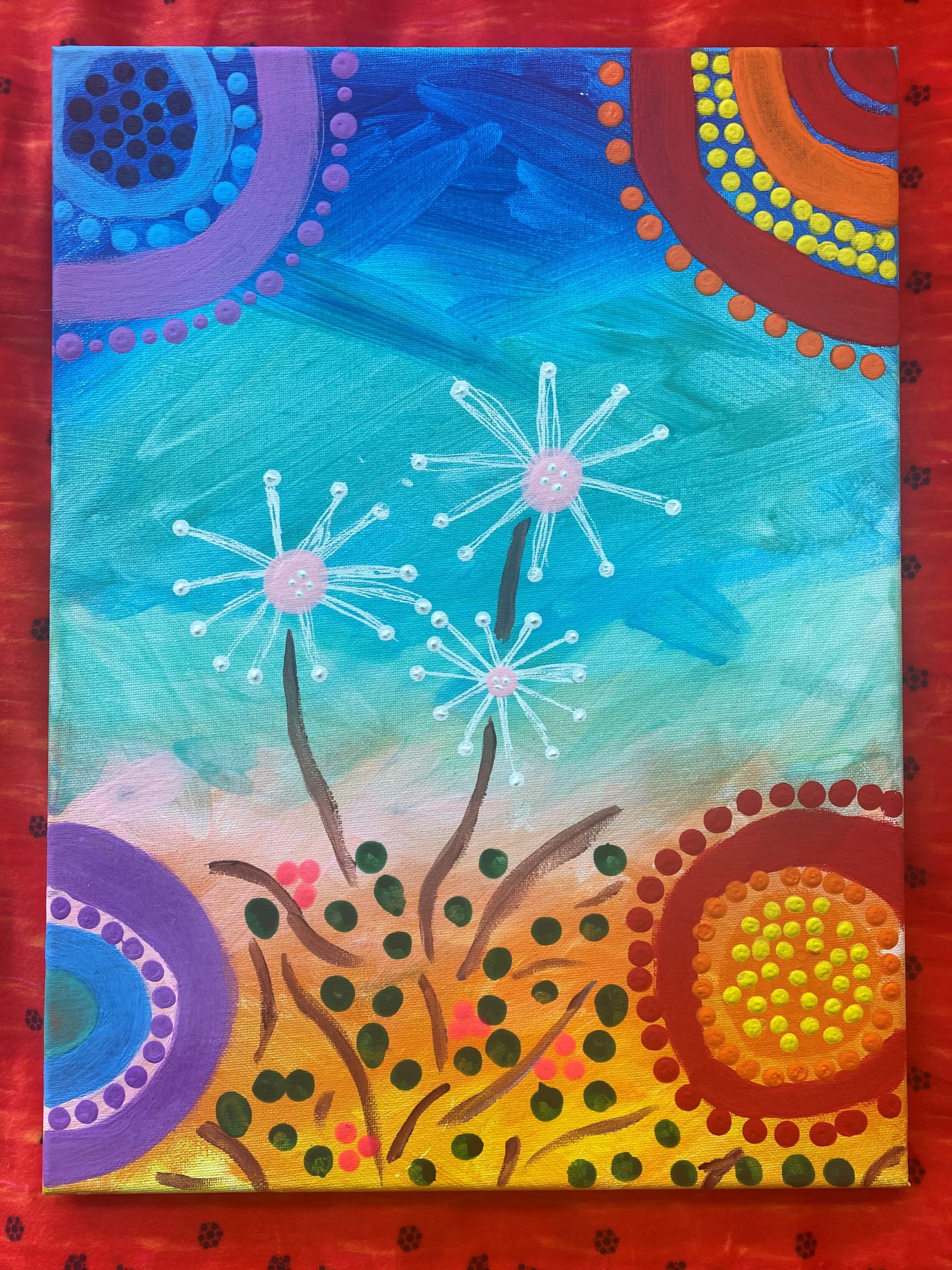 Painting by Mabel & Lashain